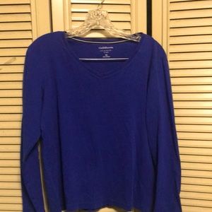 Blue Crofton Barrow long sleeve T-shirt